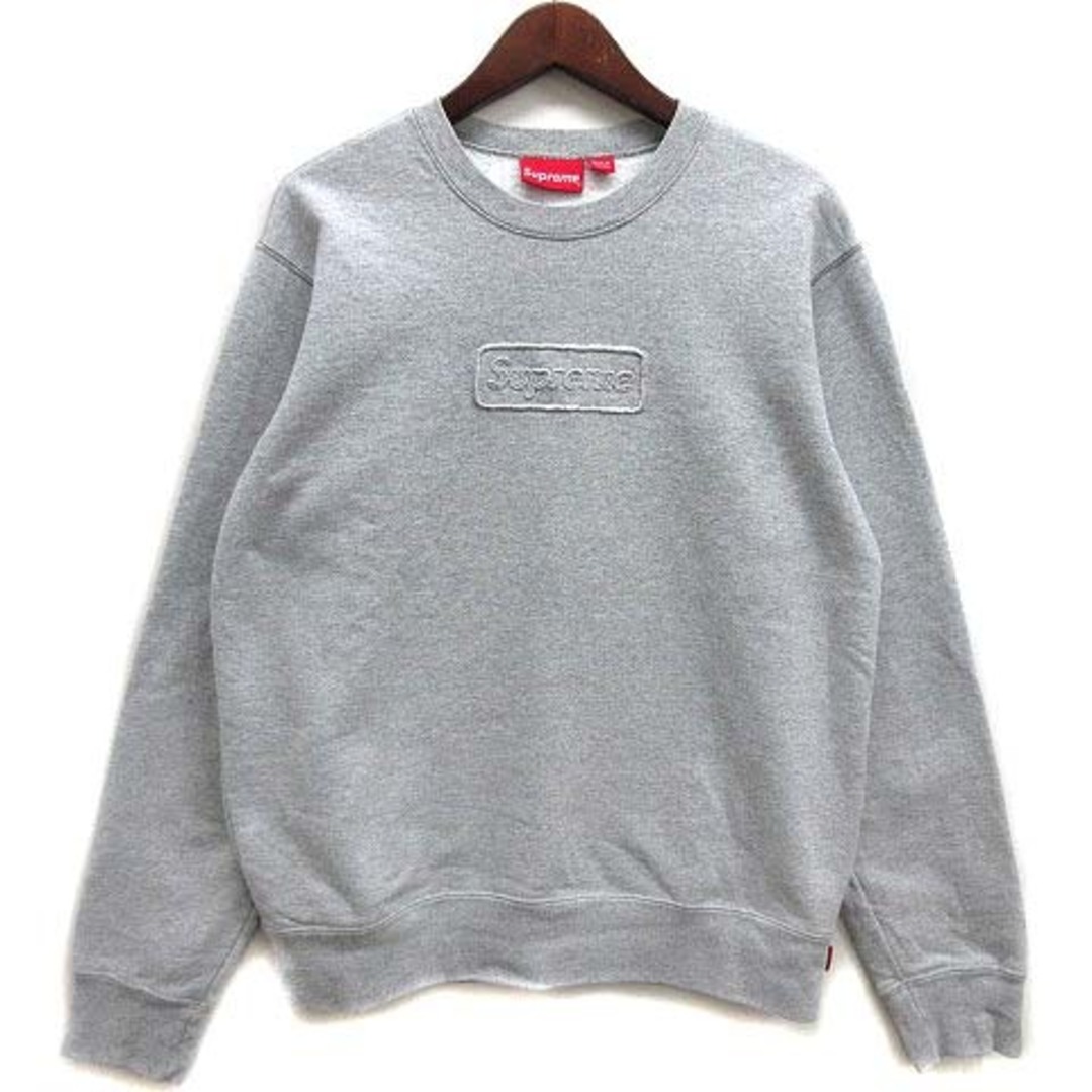 Supreme Cutout Logo Crewneck スウェット 20SS