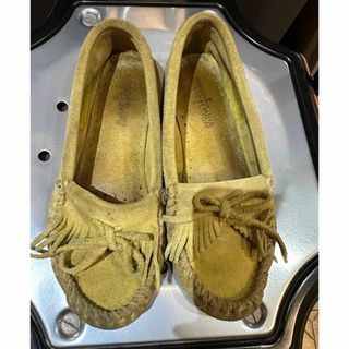 ミネトンカ(Minnetonka)のミネトンカ　モカシン　グリーン(スリッポン/モカシン)