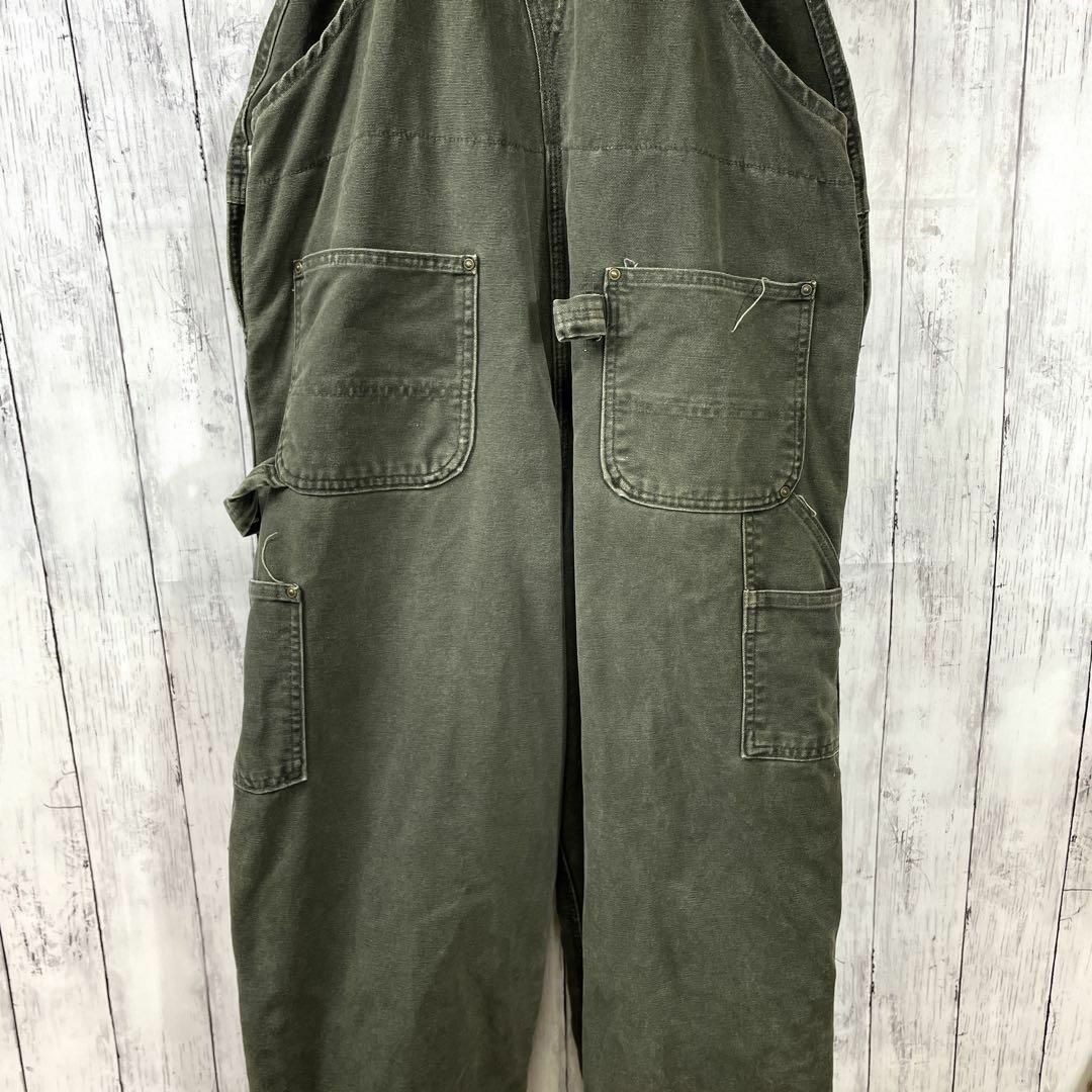 carhartt オーバーオール　カーキー　サイズ