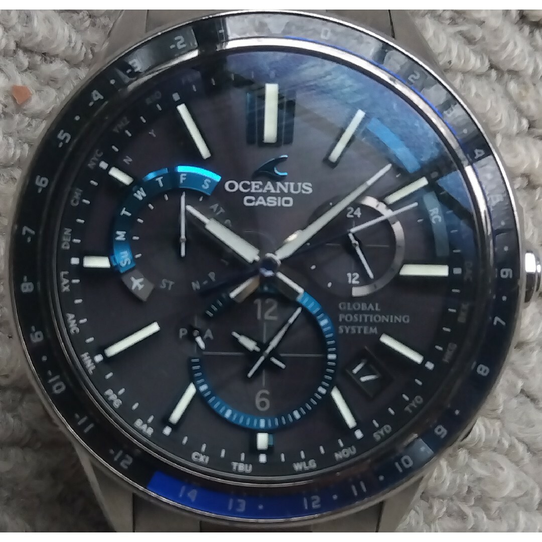 Casio OCEANS OCW-G1100 GPSハイブリッドソーラーメンズ