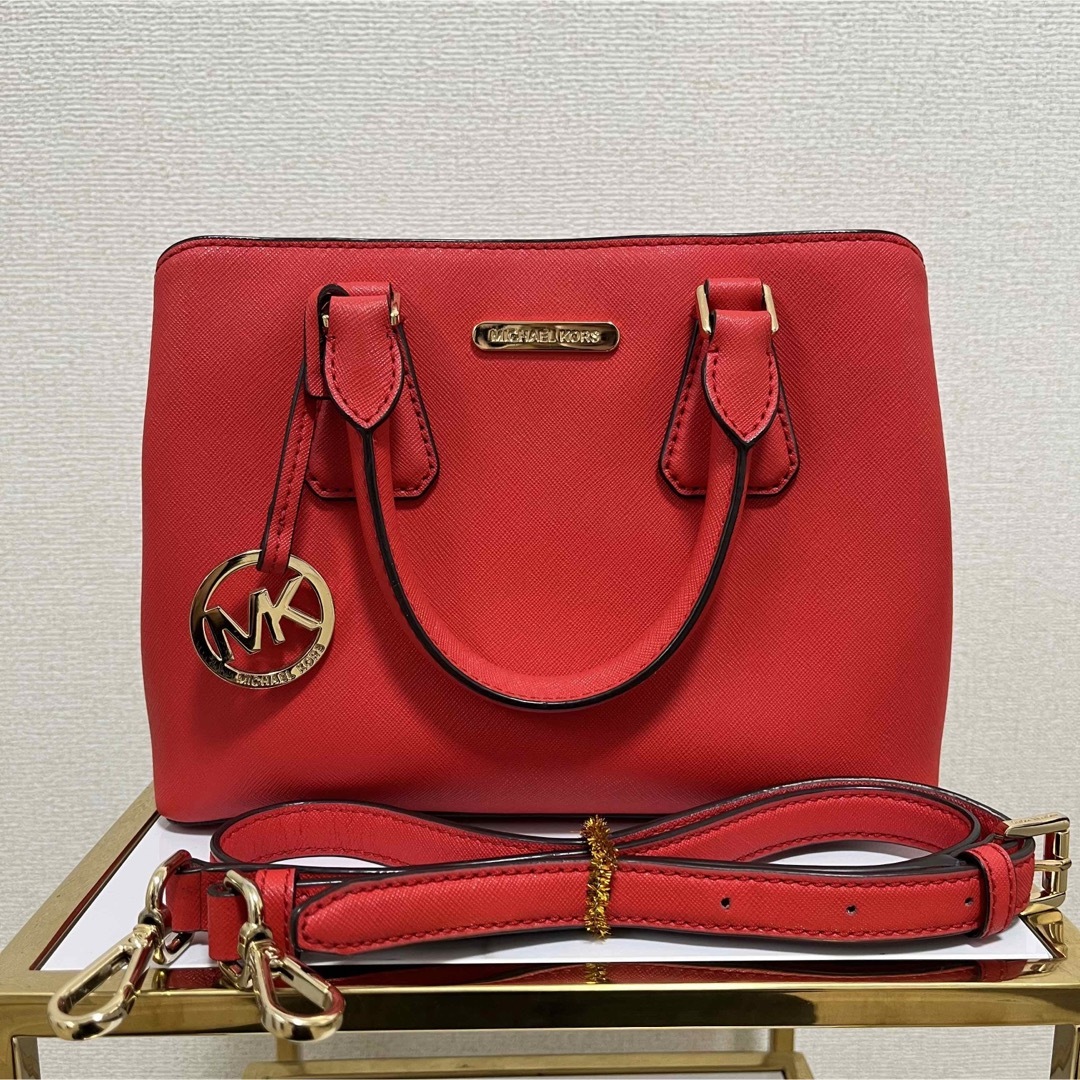 Michael Kors - 極美品✨マイケルコース 2wayバッグ ゴールドチャーム