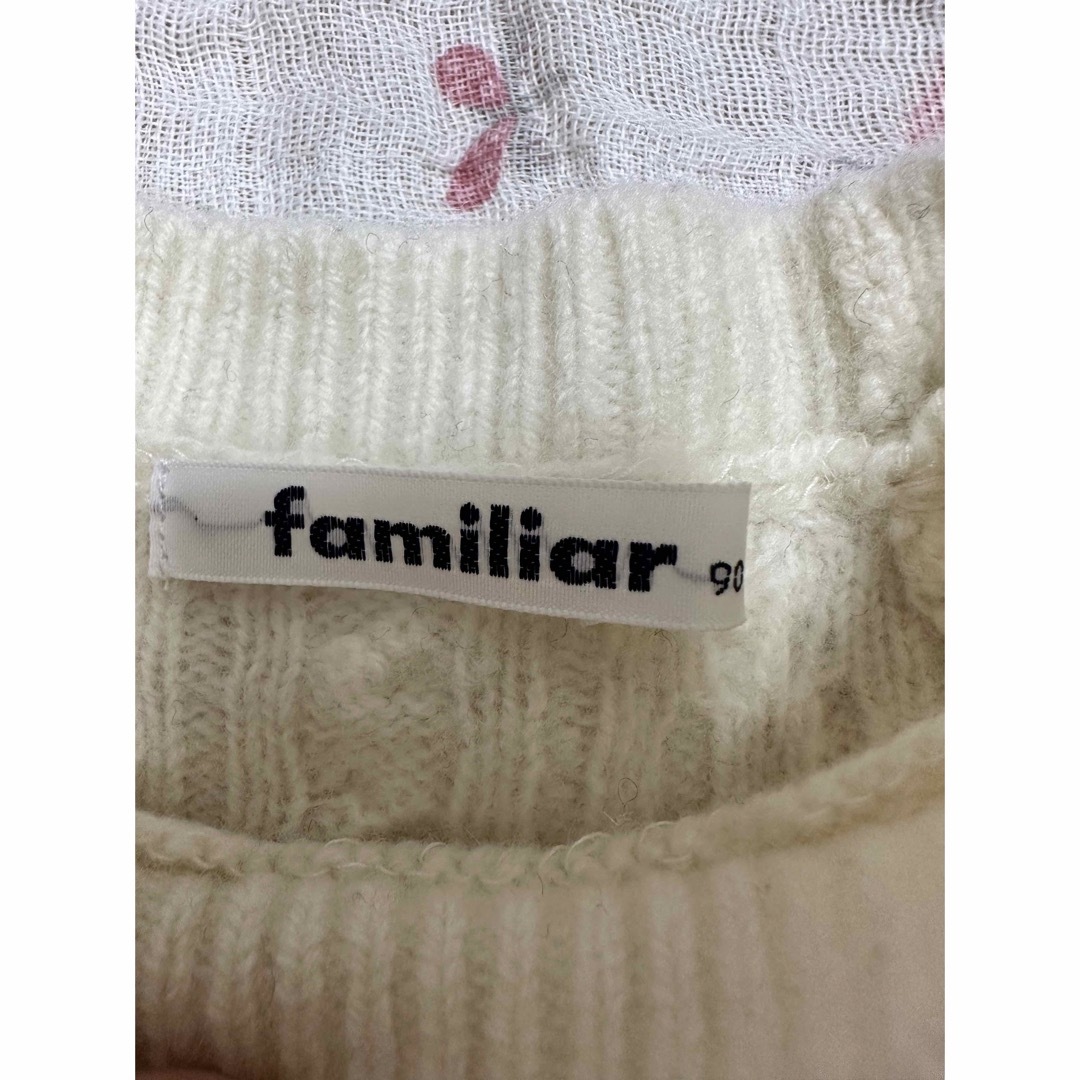 familiar(ファミリア)のファミリア　トップス キッズ/ベビー/マタニティのベビー服(~85cm)(ニット/セーター)の商品写真