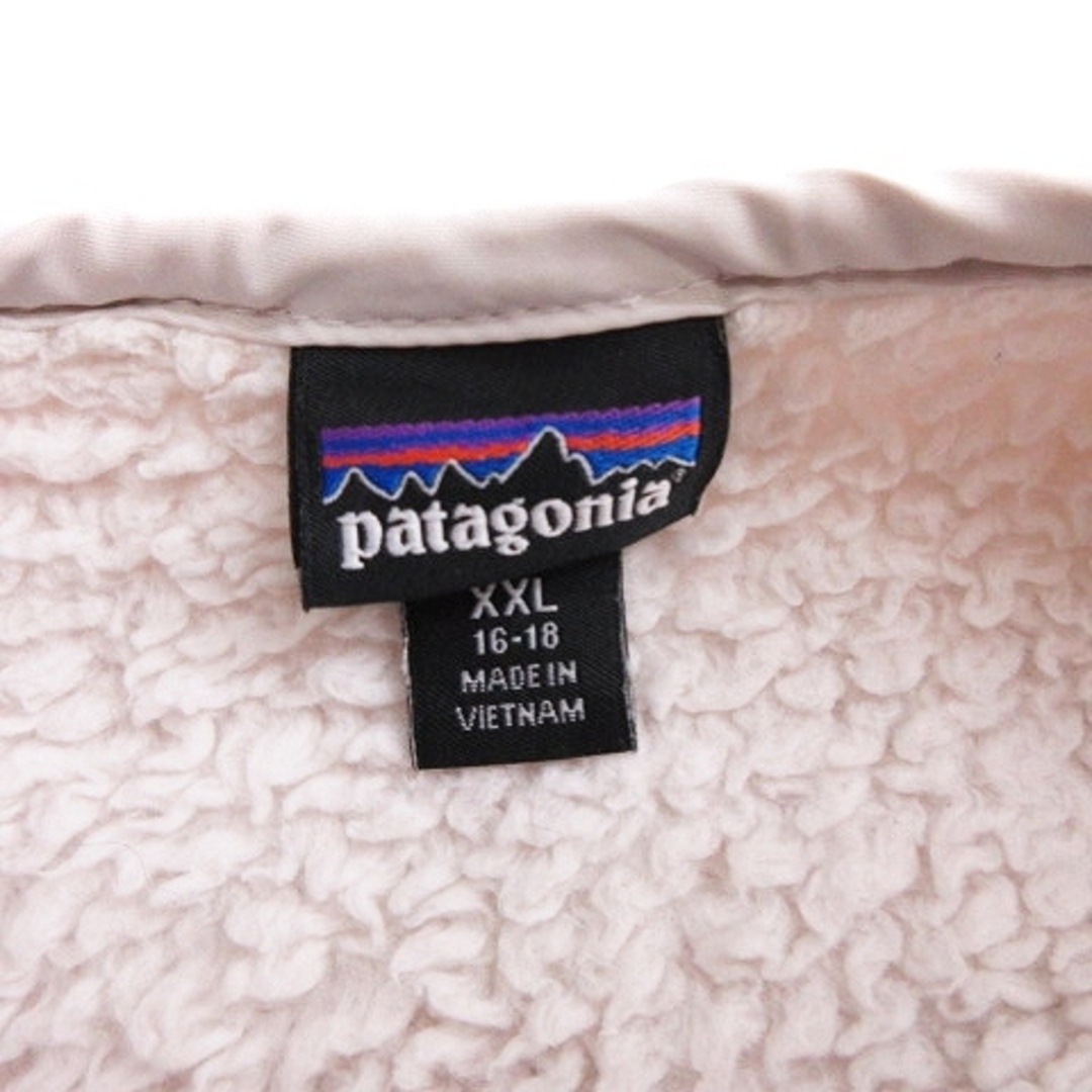 patagonia(パタゴニア)のパタゴニア ロスガトス フリースカーディガン ロゴ 白 XXL 大きいサイズ レディースのジャケット/アウター(その他)の商品写真