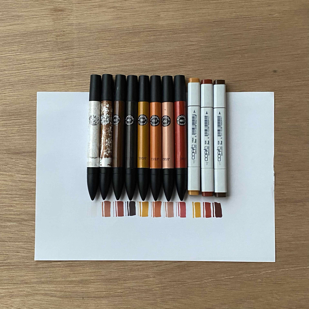 Tria Pantone Marker +COPICセットの通販 by MOSS|ラクマ Tria Pantone Marker +COPICセットの通販 by MOSS|ラクマ
