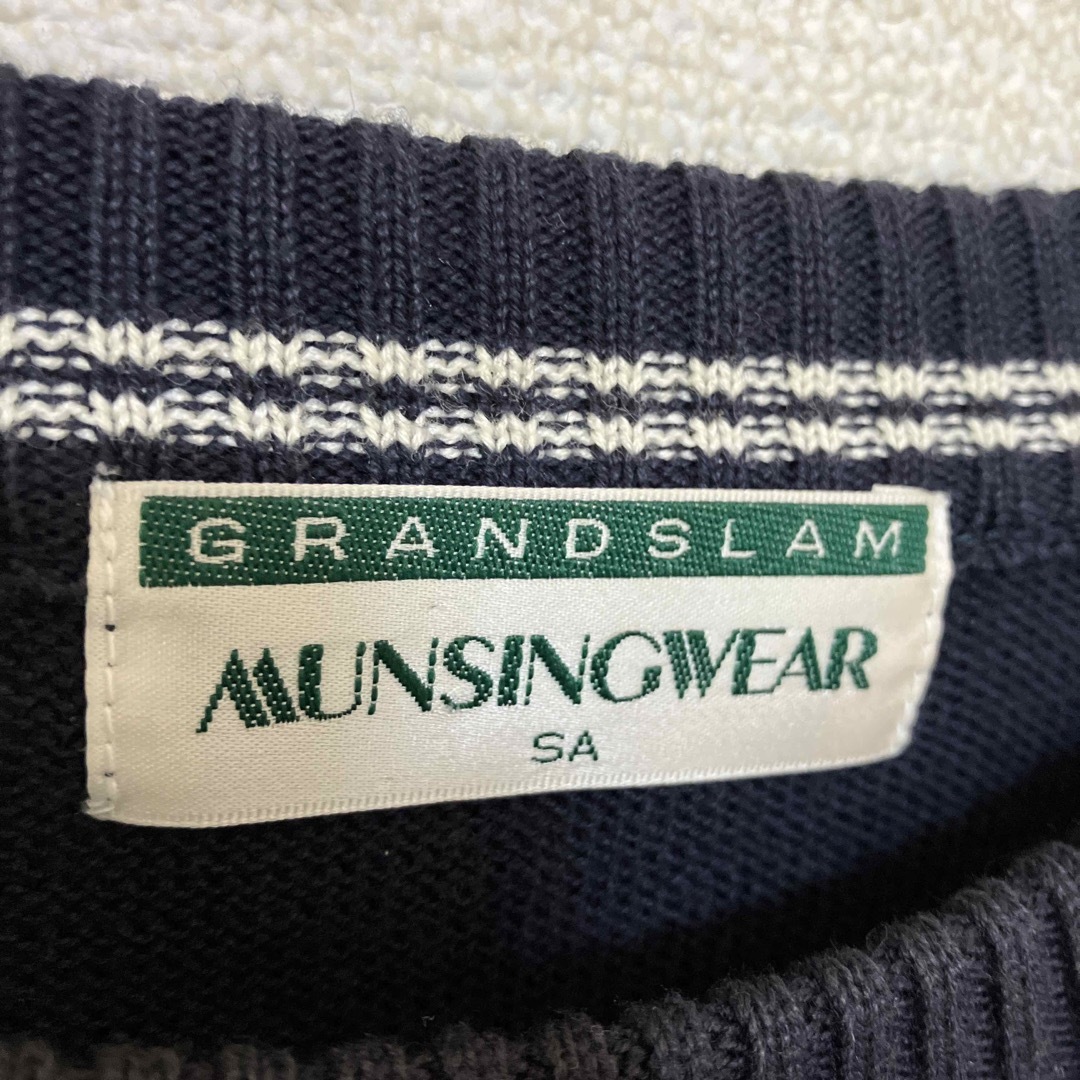 Munsingwear - マンシングウェア ニット セーター メンズ ロゴ Munsingwear - マンシングウェア ニット セーター メンズ ロゴ