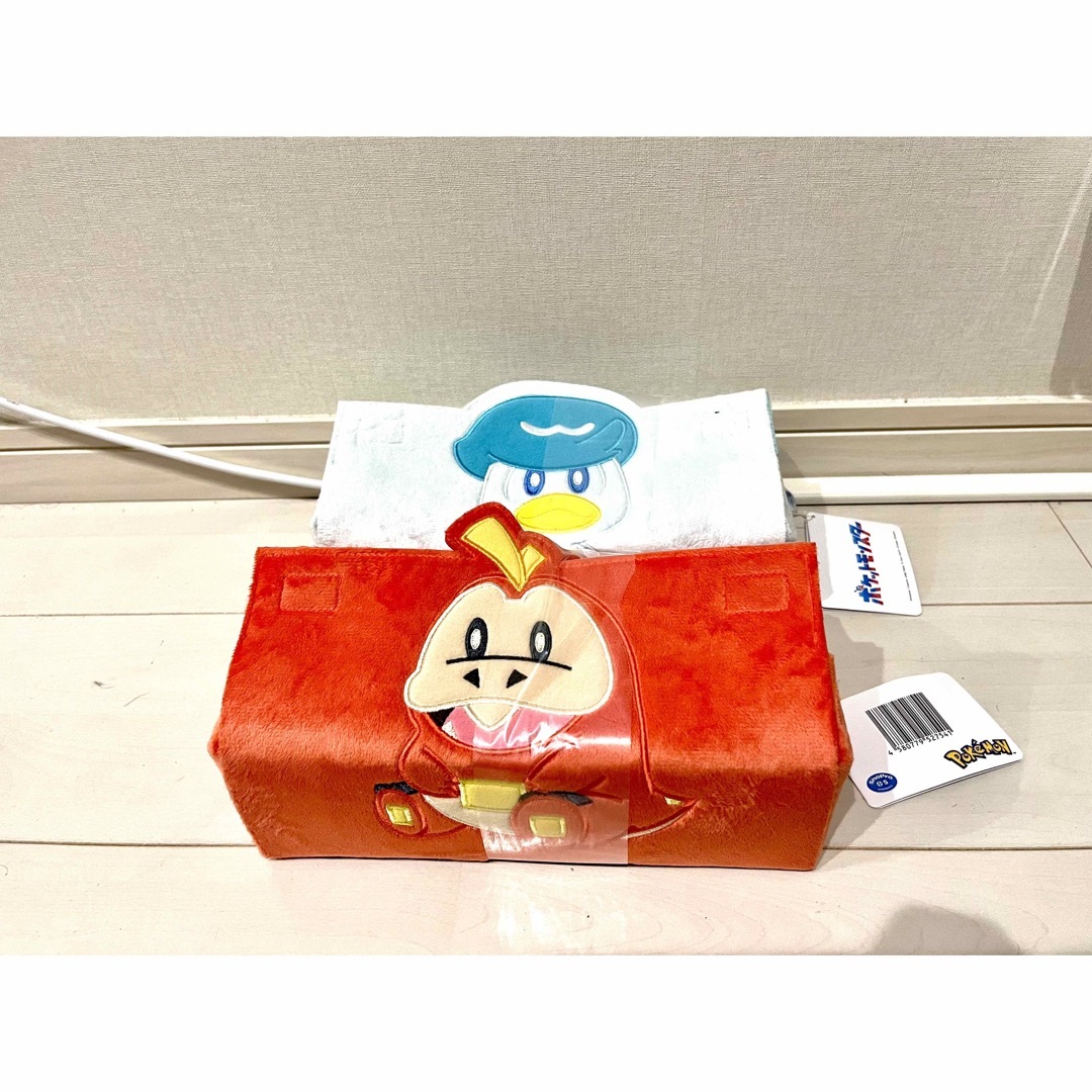 ポケモンティッシュケース　カバー　ホゲータ　クワッス エンタメ/ホビーのおもちゃ/ぬいぐるみ(キャラクターグッズ)の商品写真