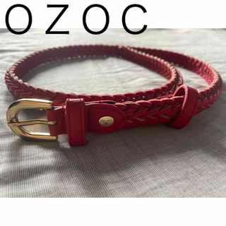 オゾック(OZOC)のＯＺＯＣ　オゾック ベルト　赤(ベルト)