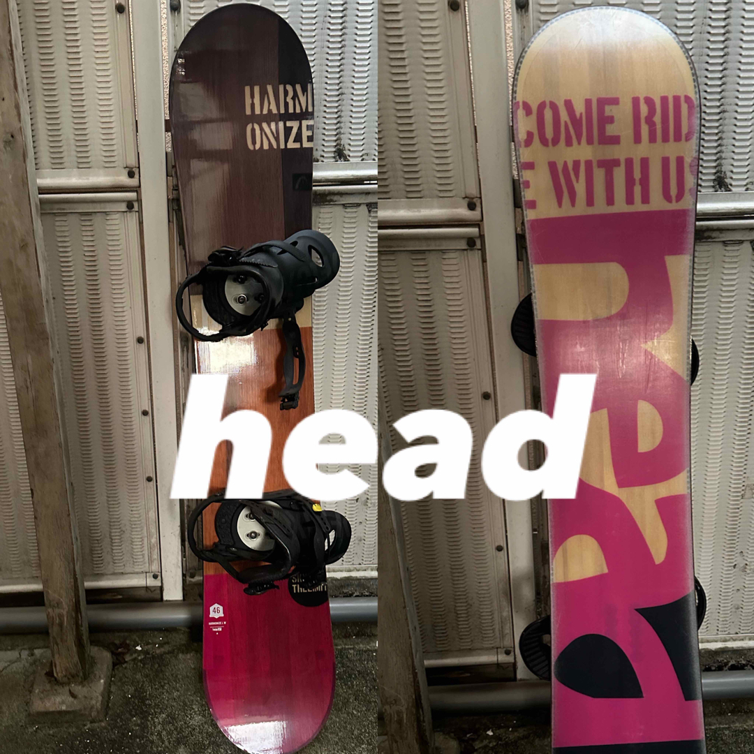 HEAD - 【美品】head ヘッドスノーボード&ビンディングセットの通販 by