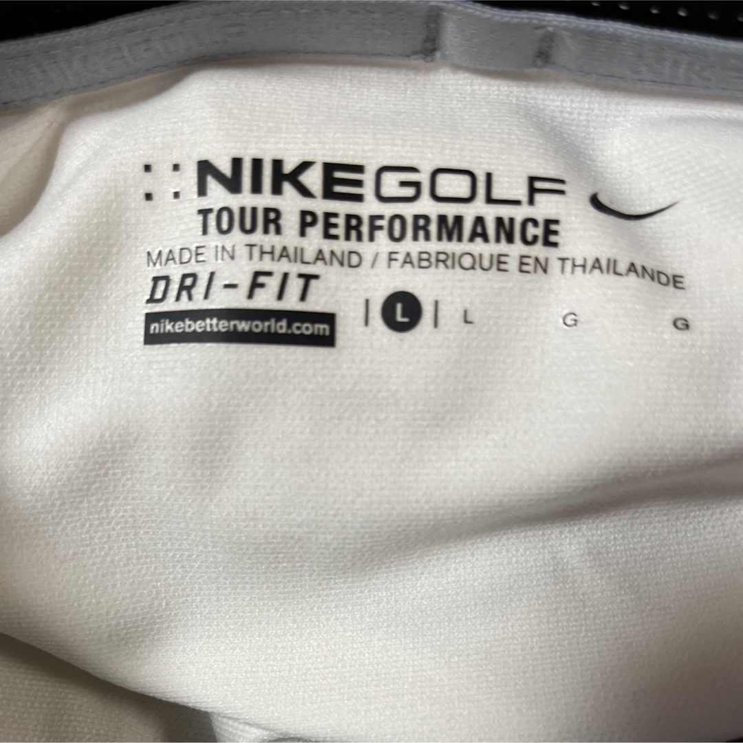 NIKE(ナイキ)のNIKEGOLFポロシャツ長袖L美品 スポーツ/アウトドアのゴルフ(ウエア)の商品写真