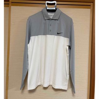 ナイキ(NIKE)のNIKEGOLFポロシャツ長袖L美品(ウエア)