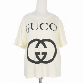 グッチ(Gucci)のグッチ GUCCI Gロゴプリント Tシャツ ベージュ(Tシャツ(長袖/七分))