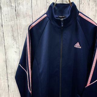 adidas ジャージ　セットアップ　ピンクライン