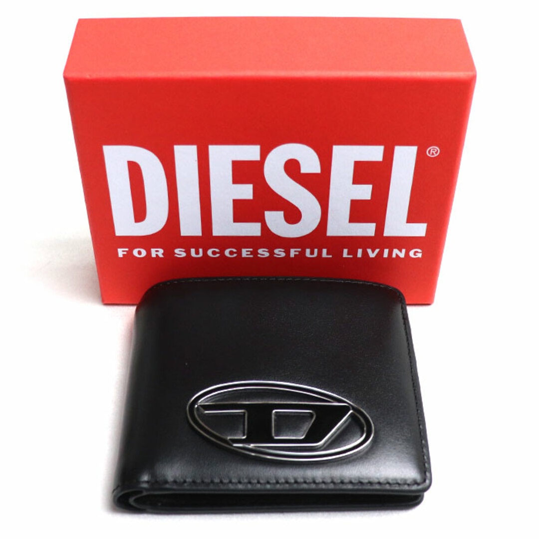 DIESEL - DIESEL ディーゼル 1DR BI FOLD COIN S 3D 二つ折り財布