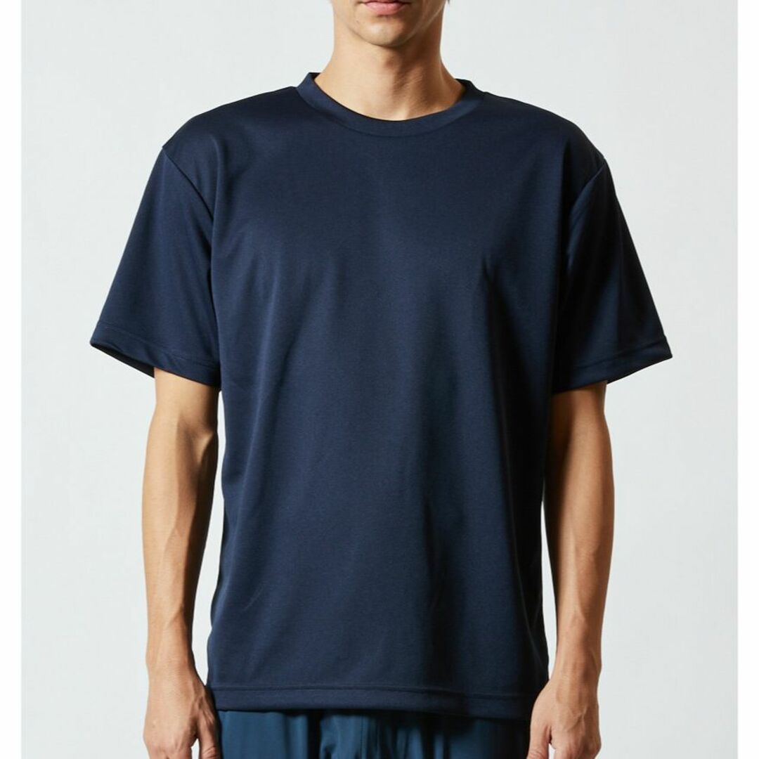 Tシャツ ドライ 吸水 速乾 ポリ100 無地 半袖 メンズ 4XL えんじ メンズのトップス(Tシャツ/カットソー(半袖/袖なし))の商品写真