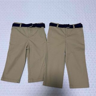 ラルフローレン(Ralph Lauren)の【2本セット】RALPH LAUREN キッズパンツ80/85cm ベージュ(パンツ)