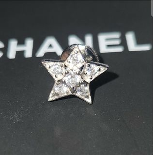 CHANEL - シャネル コメット ピアス 片耳 ダイヤ 18KWGの通販 by ろ ...