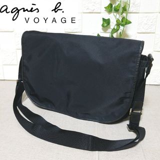 【極美品】agnesb ナイロン ショルダーバッグ サコッシュ JS18M-02