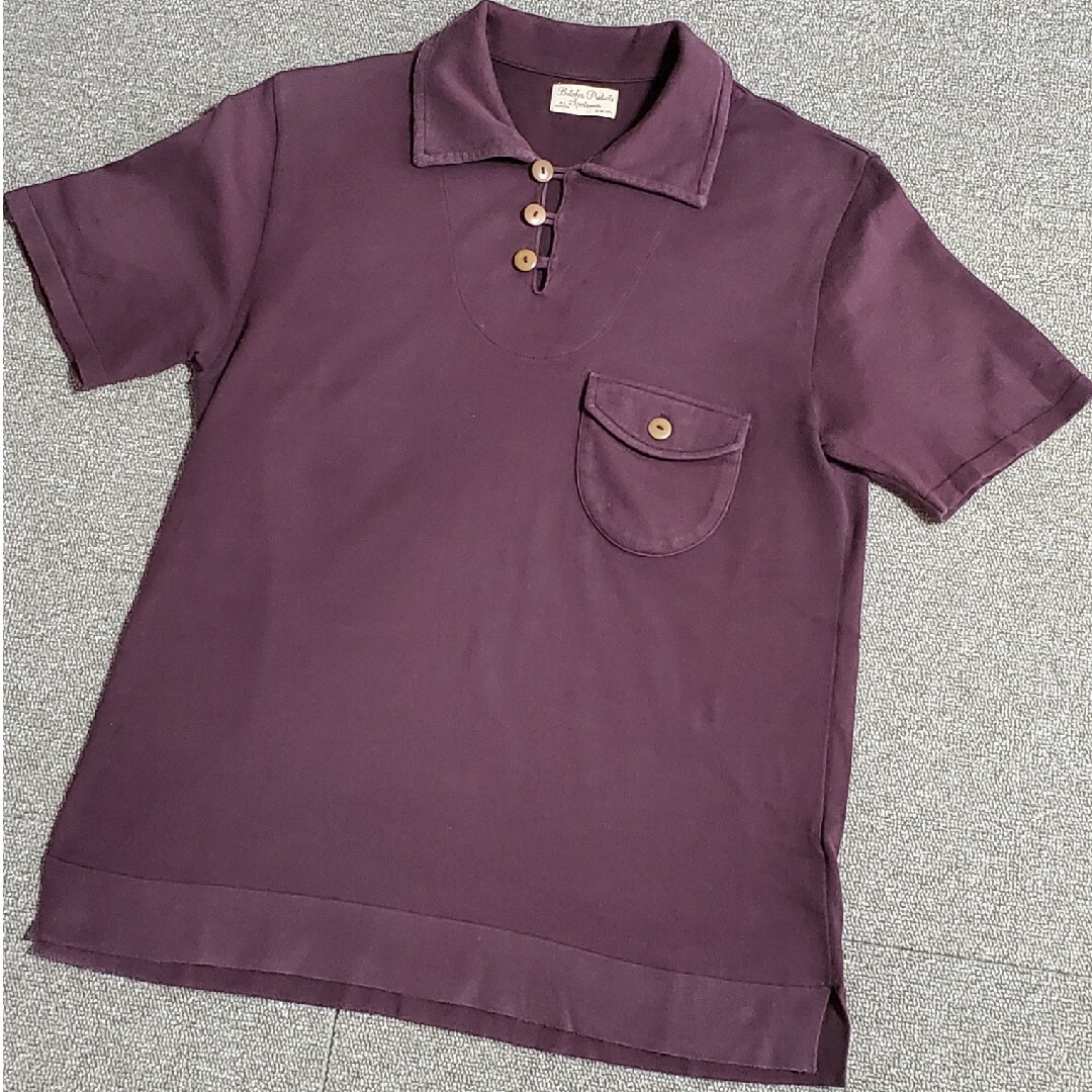 TENDERLOIN(テンダーロイン)のブッチャープロダクツ AtLast アットラスト  半袖ポロシャツ 15H M メンズのトップス(ポロシャツ)の商品写真