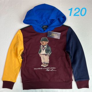 ポロラルフローレン(POLO RALPH LAUREN)の2023新作◇ラルフローレン ポロベアカラーブロックフリースフーディ 6/120(Tシャツ/カットソー)