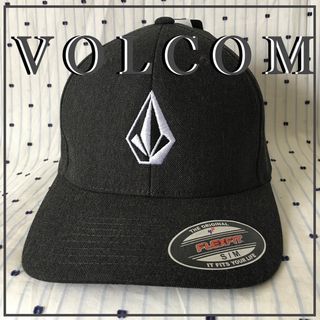 ボルコム(volcom)のVOLCOMボルコム限定ストーンアイコン刺繍フレックスフィットキャップ帽子１点物(キャップ)