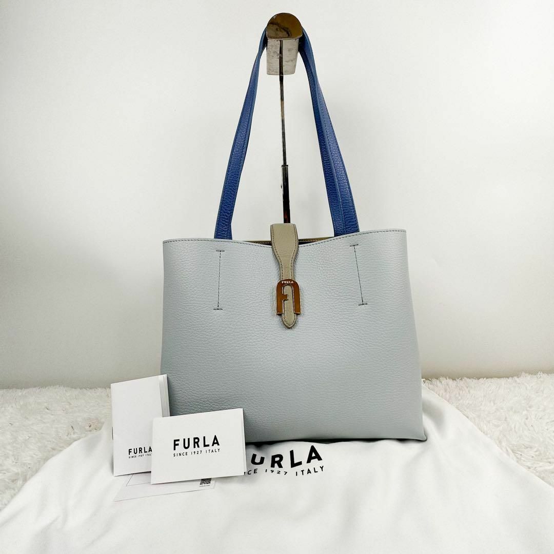 Furla - 未使用級✨ 現行 フルラ ソフィアM トートバッグ アーチロゴ