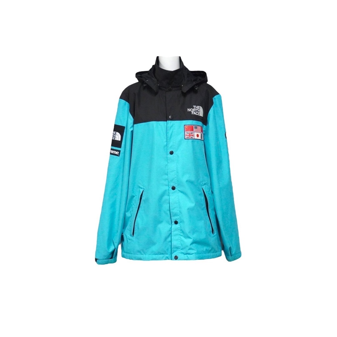 supreme North face teal コーチ