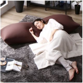 BIG Beanbag特大ビーズクッション(Brown)(ビーズソファ/クッションソファ)