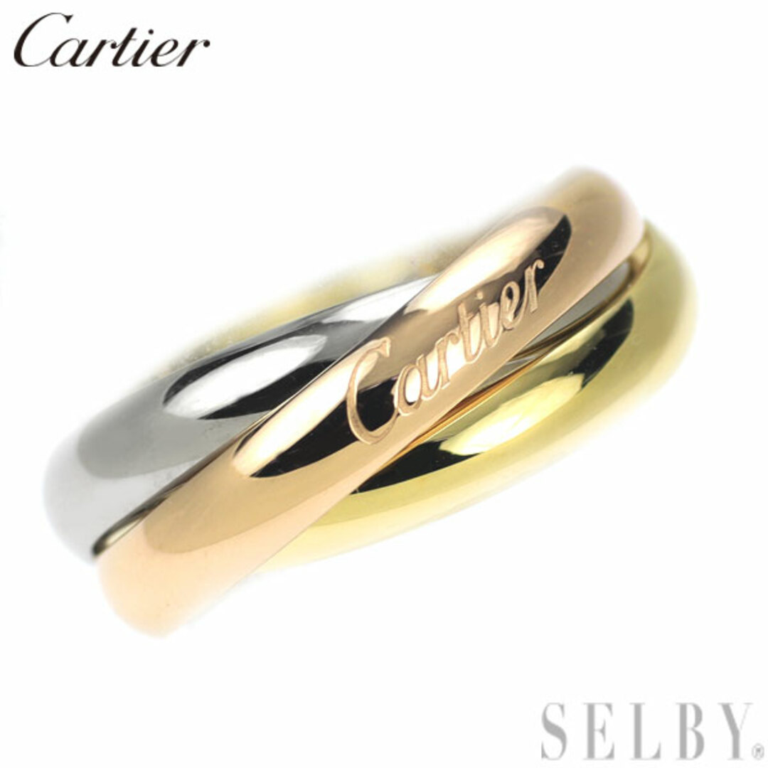 Cartier(カルティエ)のカルティエ K18YG/WG/PG リング トリニティ現行品 54号 レディースのアクセサリー(リング(指輪))の商品写真