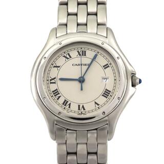 Cartier パンテールクーガーLM クオーツ メンズ 腕時計 SS