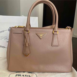 プラダ(PRADA)の美品　PRADA ガレリア カメオ(ハンドバッグ)