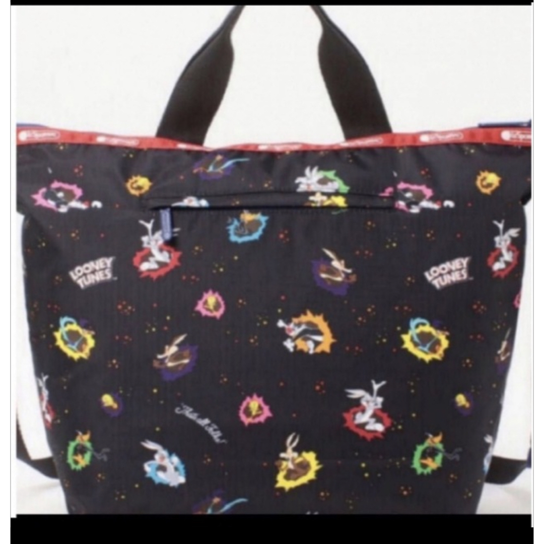 LeSportsac(レスポートサック)のレスポートサック　ルーニー　テューンズ　2way ショルダーバッグ　トートバッグ レディースのバッグ(トートバッグ)の商品写真