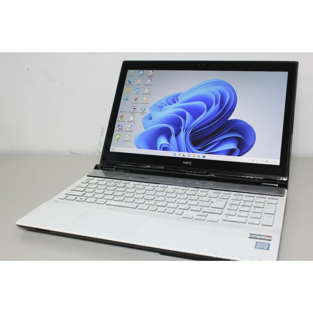 NEC/LAVIE/PC-NS750DAW/Win11/Core i7 ⑤156型ワイドバッテリー状態