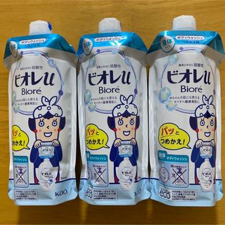 ビオレ(Biore)の『3個セット』ビオレu ボディウォッシュ 詰め替え 340ml(ボディソープ/石鹸)