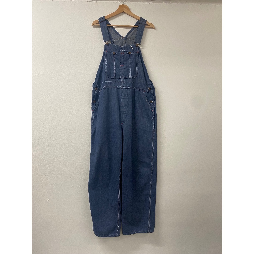 70s モンゴメリーワード オーバーオール インディゴブルー/濃紺 メンズのパンツ(サロペット/オーバーオール)の商品写真