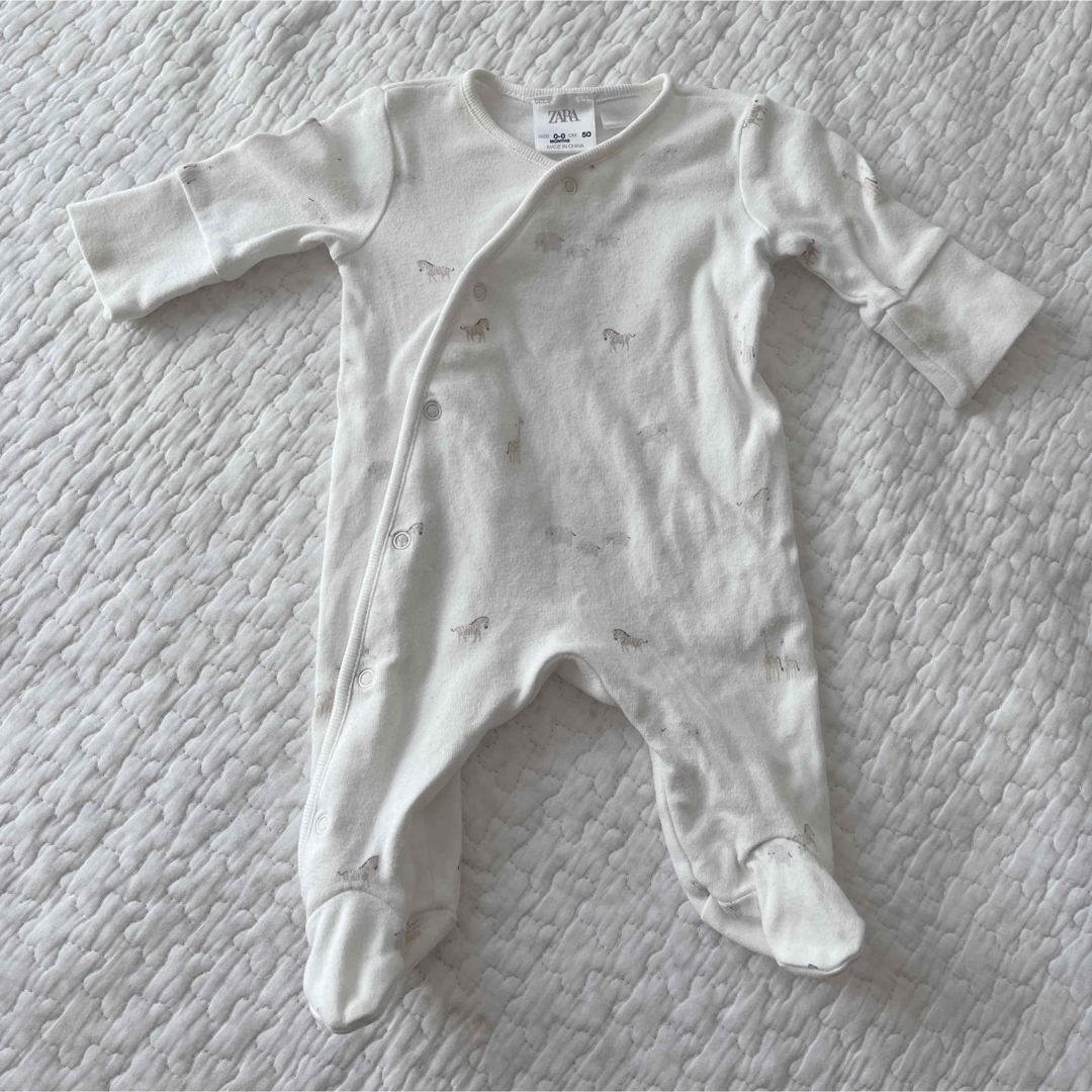 ZARA KIDS(ザラキッズ)のZARA BABY 足付きロンパース キッズ/ベビー/マタニティのベビー服(~85cm)(ロンパース)の商品写真