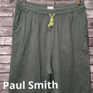 ポールスミス(Paul Smith)のポールスミス　パンツ　ズボン　綿100 グリーン　90s ヴィンテージ古着　M(その他)