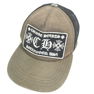 クロムハーツ(Chrome Hearts)のクロムハーツ CHROME HEARTS CHロゴ 帽子 キャップ帽 ベースボール キャップ コットン カーキ(キャップ)