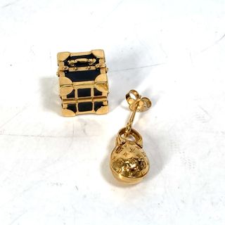 ルイヴィトン(LOUIS VUITTON)のルイヴィトン LOUIS VUITTON ブックル ドレイユ エッグ トランク M68935 アクセサリー ピアス GP ゴールド(ピアス)