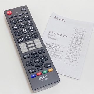 エルパ(ELPA)のテレビ共通リモコン　未使用(その他)