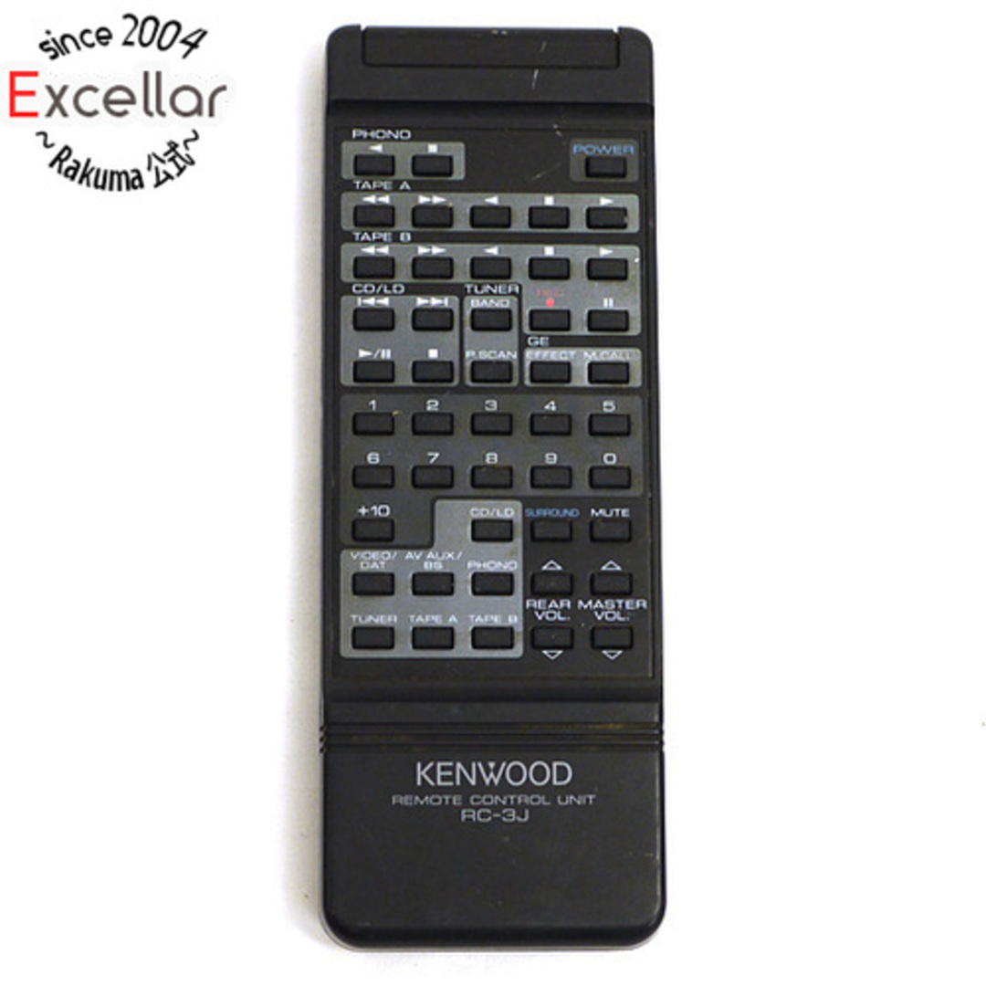 KENWOOD(ケンウッド)のKENWOOD　オーディオ用リモコン　RC-3J スマホ/家電/カメラのオーディオ機器(その他)の商品写真