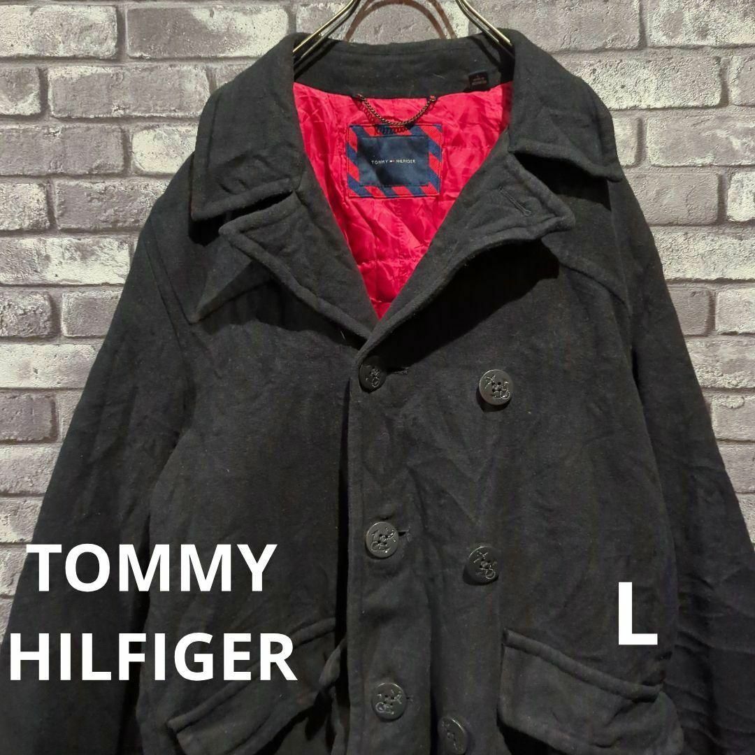 TOMMY HILFIGER - 90'sトミーヒルフィガー ウールコート ブルゾン L