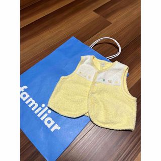 ファミリア(familiar)の秋冬〜春　ファミリア　familiar パイル素材　ベストベビー　Babygro(その他)