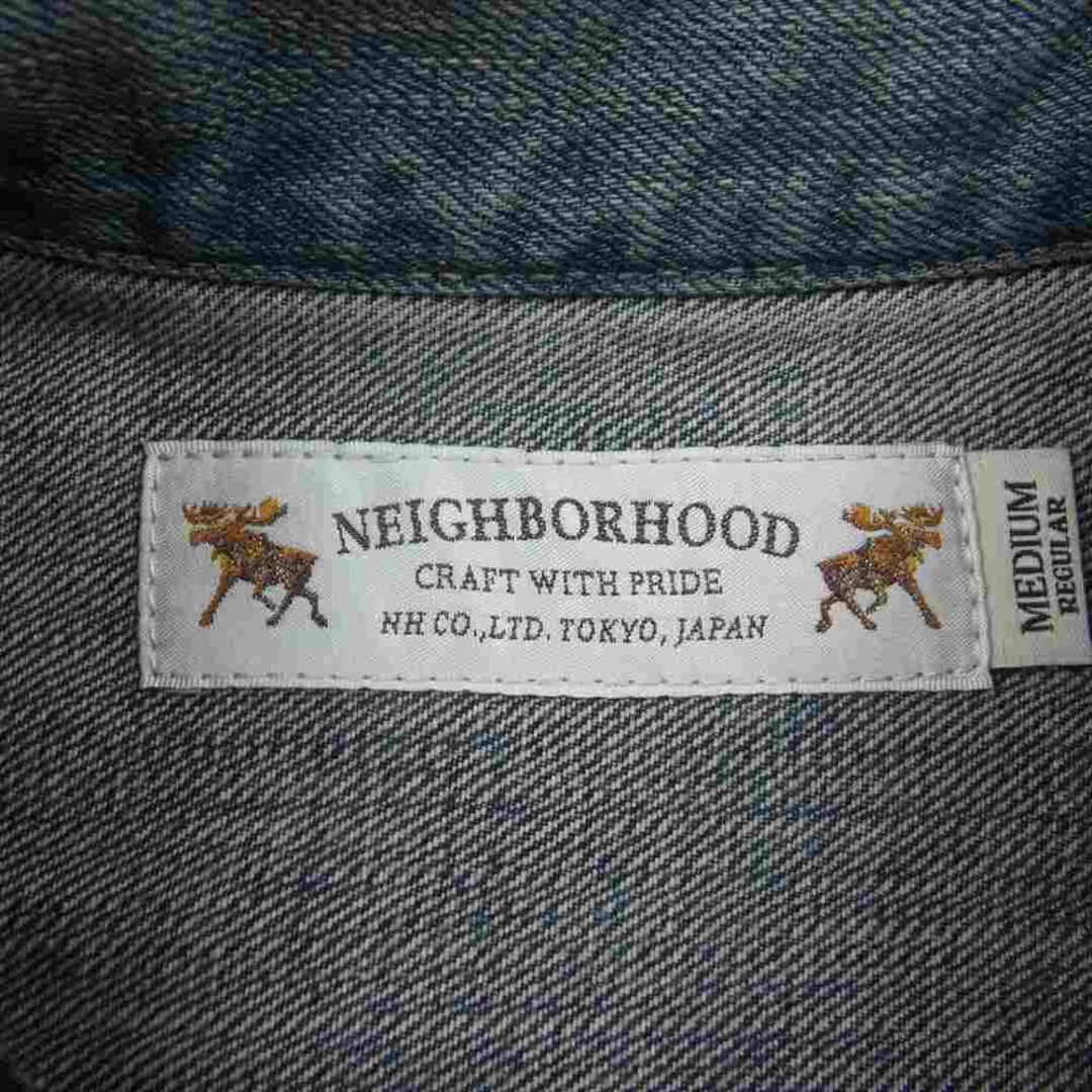 NEIGHBORHOOD(ネイバーフッド)のNEIGHBORHOOD ネイバーフッド 15SS 151NYNH-JKM03 SAVAGE STOCKMAN C-JKT サベージ ストックマン デニム ジャケット インディゴブルー系 M【中古】 メンズのジャケット/アウター(その他)の商品写真