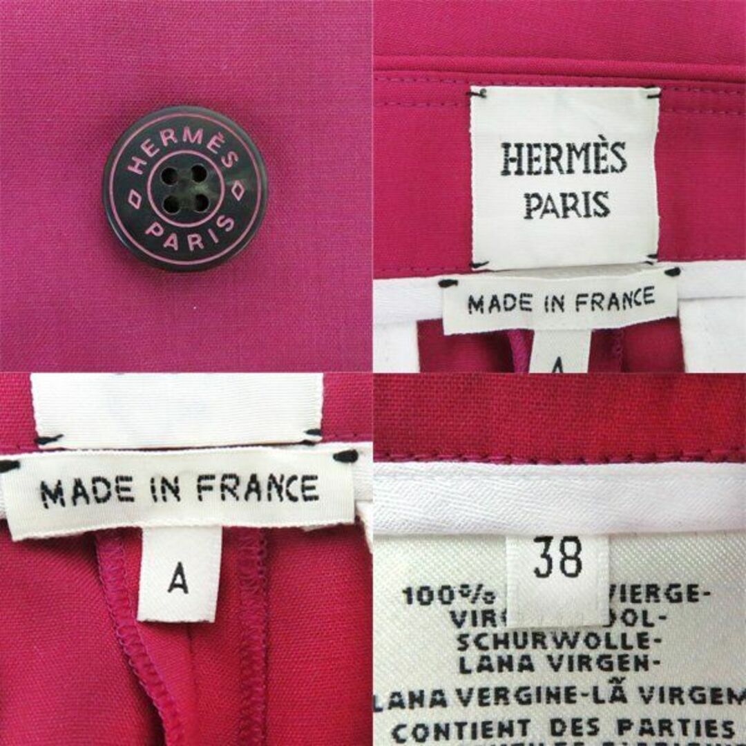 Hermes(エルメス)の極美品 HERMES エルメス 2019SS ウール セリエボタン スカート ワイド ガウチョ パンツ 45966 レディースのパンツ(その他)の商品写真