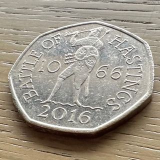 希少 イギリス 2016 イングランド王 ハロルド2世 記念硬貨 7862(貨幣)