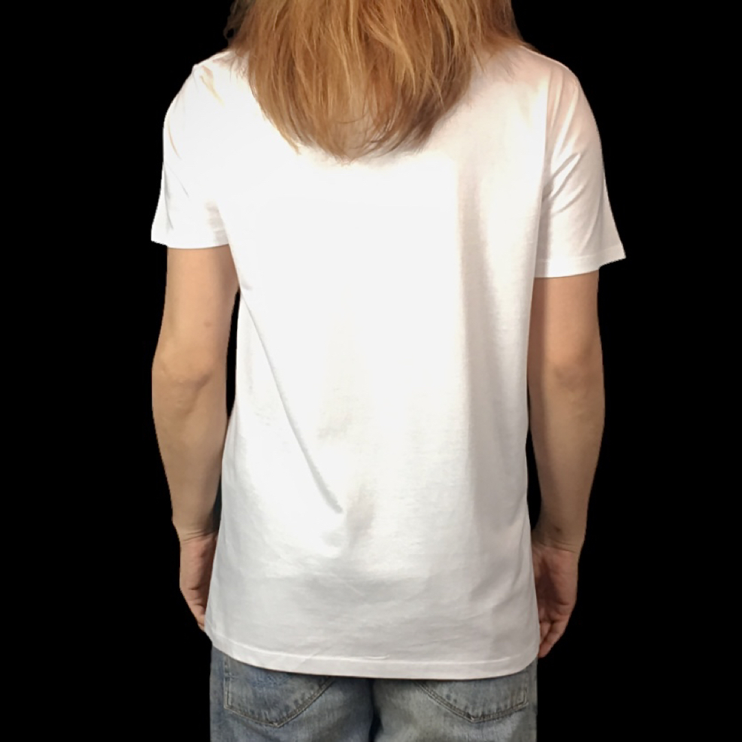 新品 ブライアンセッツァー ストレイキャッツ リーゼント革ジャン 後ろ姿Tシャツ メンズのトップス(Tシャツ/カットソー(半袖/袖なし))の商品写真
