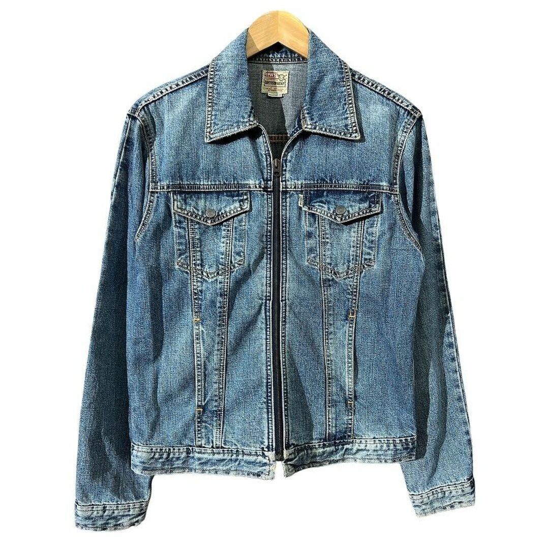 Levi's(リーバイス)の専用 リーバイス 70751-12 ショートホーン 復刻 加工 Gジャン L メンズのジャケット/アウター(Gジャン/デニムジャケット)の商品写真