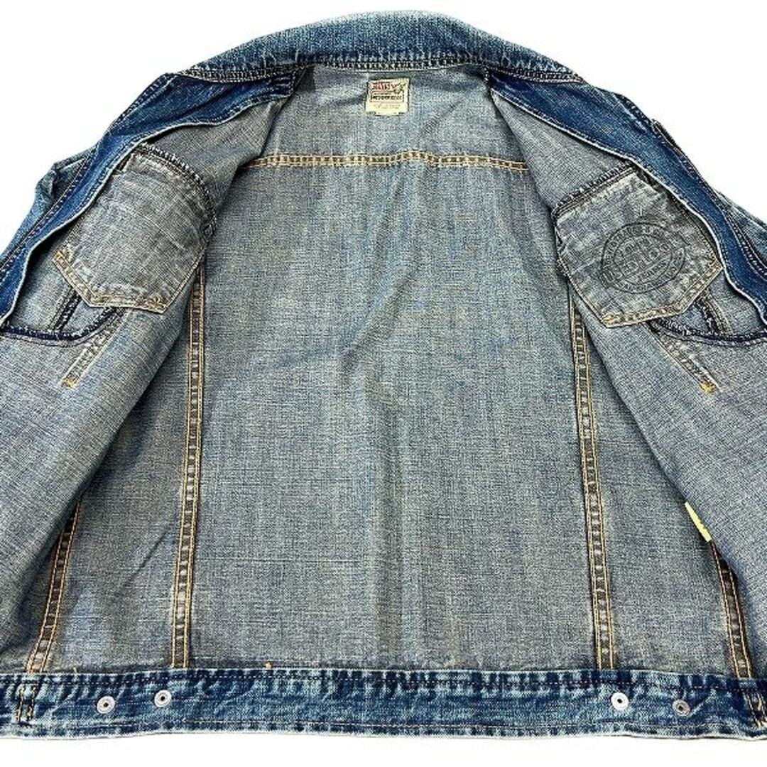 Levi's(リーバイス)の専用 リーバイス 70751-12 ショートホーン 復刻 加工 Gジャン L メンズのジャケット/アウター(Gジャン/デニムジャケット)の商品写真