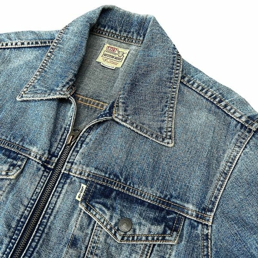 Levi's(リーバイス)の専用 リーバイス 70751-12 ショートホーン 復刻 加工 Gジャン L メンズのジャケット/アウター(Gジャン/デニムジャケット)の商品写真