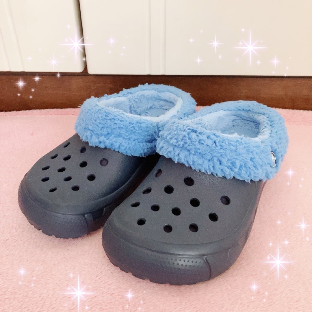 crocs - ☆crocs kidsクロックスキッズ☆マンモス☆ネイビー20cmの通販